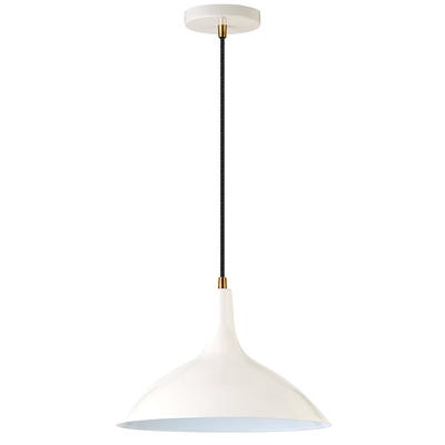 Fabric Shade Semi-Flush Mount Ceiling Light Brass/Oatmeal - Hearth & Hand™  with Magnolia