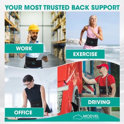 Modvel Lower Back Brace for Lower Back Pain Relief