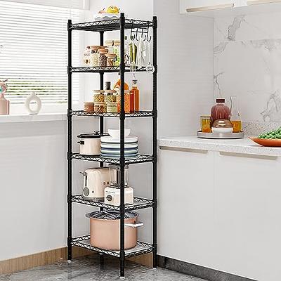 PrimeZone Storage Shelves 5 Tier Adjustable Garage Storage Shelving, Heavy  Duty Metal Storage Utility Rack Shelf Unit for Warehouse Pantry Closet