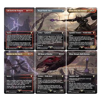  Magic: The Gathering The Lord of The Rings: Tales of  Middle-Earth Bundle - 8 Set Boosters + Accessories : Toys & Games