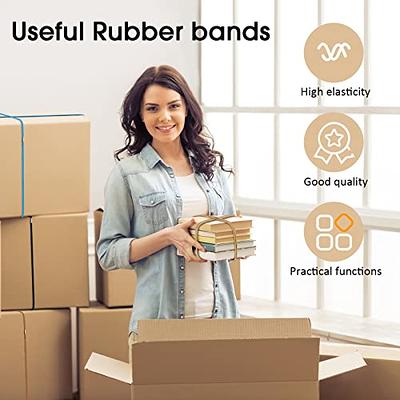 Trash Can Bands Rubber Garbage Can Bands Litter Box Bands Elastic Garbage  Bands Colorful Can Bands for 13-30 Gallon Trash Cans Home Office School