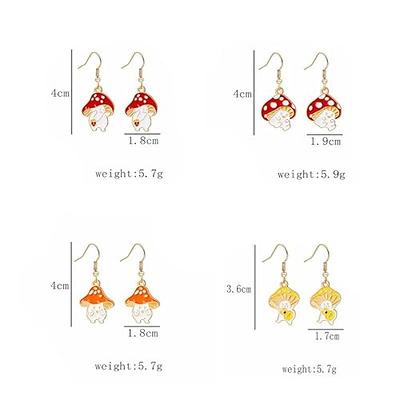 Trendy Colorful Glass Heart Earrings for Women Girls Copper Alloy Statement  Hoop Earrings Fashion Jewelry