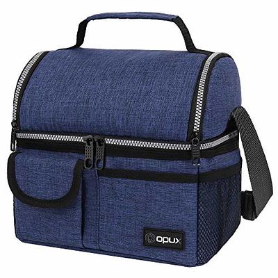 Opux Insulated Lunch Box Men Women, Leakproof Soft Cooler Bag Work School  Beach, Pail Tote Adult Kids Boys Girls (camo Blue, Medium - 8l) : Target