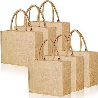 Bluenut Jute-Tote-Shopping-Bag-for-Women Large-Burlap-Beach-Tote-Bag  Farmers