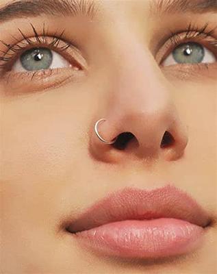 Longita Fake Nose Ring Fake Nose Piercing Magnetic Nose Ring Fake