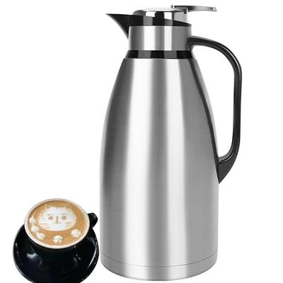 PARACITY Thermal Coffee Carafe/Tea Pot with Ceramic Liner 27 OZ, Small Coffee  Thermos Travel with Removable Stainless Steel Filter for Hot Drinks, Double  Wall Insulated Coffee Pitcher - Yahoo Shopping