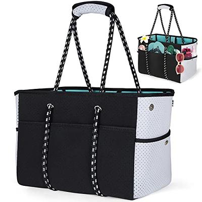 NUBILY Beach Bag for Women, Multipurpose Beach Tote Bag 30L Water