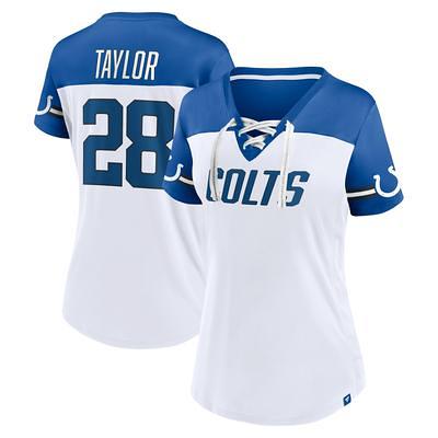 Women's Majestic Threads Aidan Hutchinson Blue Detroit Lions