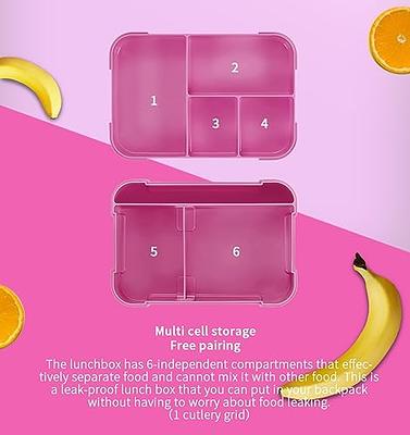 3 Cells Silicone Portable Collapsible Folding Bento Lunch Box With