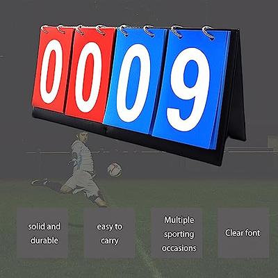 rockible Sports Scoreboard Score Counter 2 Digits Scorekeeper Multipurpose  Scoring Board Flip Score Board for Games Volleyball Competition Basketball,  Yellow Grey - Yahoo Shopping