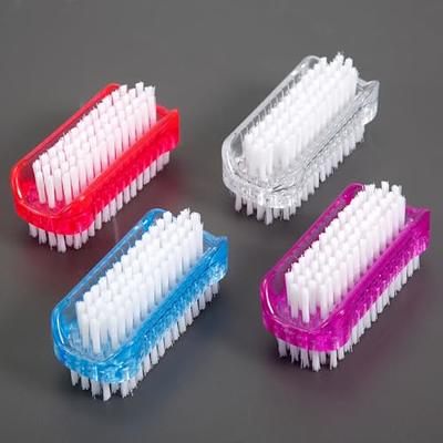 Two-sided Hand Nail Brushes - Plastic Finger Nail Brushes - 4 Pcs Clean  Hand Brushes For Nail Cleaning Scrubbing