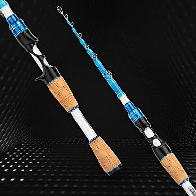 EOW XPEDITE MAX Portable Telescopic Casting/Spinning Fishing Rods, 24T  Carbon Rod Blanks & Solid Carbon Tip, Split Cork Grips, Travel Rod, Short  Collapsible Rods - Yahoo Shopping