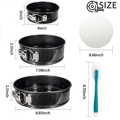 3/4pcs Non-Stick Springform Cake Pan Set 4/7/9/10 Inch Cheesecake