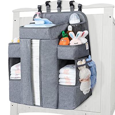 HHZ XL Hanging Diaper Caddy Organizer –Sturdy and Durable Baby Organizer –  Diaper Stacker for Changing Table, Crib, Playard or Wall & Nursery  Organization – Newborn Baby Essentials - Yahoo Shopping