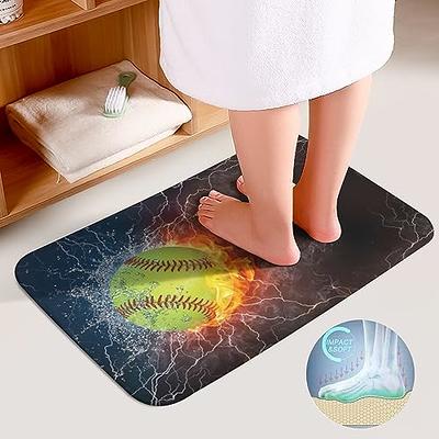 Anti Fatigue and Absorbent Bathroom Toilet Mat