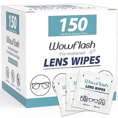 150 Count Lens Wipes for Eyeglasses, Eyeglass Lens Cleaning Wipes  Pre-moistened Individually Wrapped Sracth-Free Streak-Free Eye Glasses  Cleaner Wipes for Sunglass, Camera Lens, Goggles - Yahoo Shopping