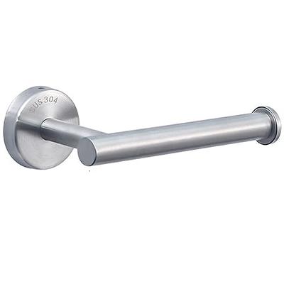 Metal Toilet Paper Holder With Shelf, Bathroom Roll Hanger, Wall