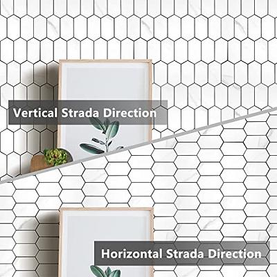 Vamos Tile Long Hexagon Peel and Stick Backsplash Tile - 10 Sheets Stick on  Backsplash for Kitchen and Bathroom 12.4 x 12 Inch White Marble Look PVC  Self Adhesive Mosaic Wall Tiles - Yahoo Shopping