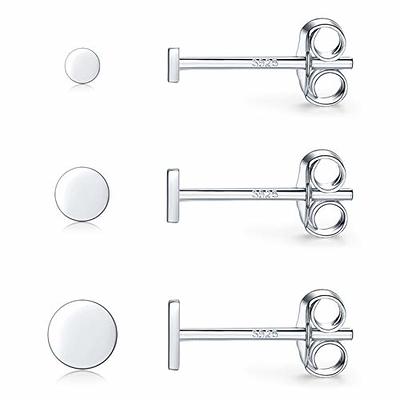  BESTEEL 20Pcs Stainless Steel Stud Earrings for Women 20G Tiny  Cartilage Stud Earrings Small Snake Star Moon Ball Butterfly Heart Eye  Flower Flat Back Stud Earrings Piercing Jewelry Set: Clothing, Shoes