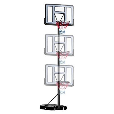 Basketball Hoop Outdoor,44 Protable Basketball System,7.5 to 10 ft High Adjustable,for Outdoor Sport