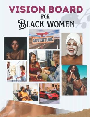 Vision Board Clip Art Book for Black Women: Manifest Excellence