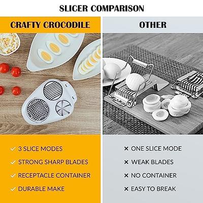 Egg Slicer- Egg Cutter Heavy Duty Slicer for Strawberry, Bananas