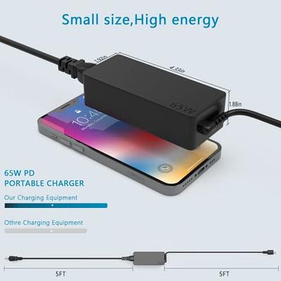  New Laptop Charger 65W watt USB Type C(USB-C) AC Power Adapter  for Lenovo ThinkPad Yoga Flex Miix : Electronics