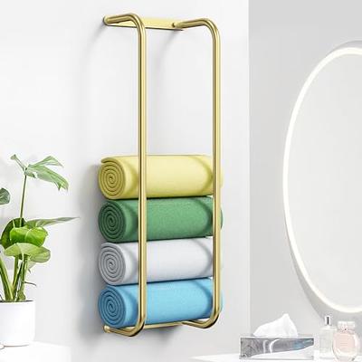 Mkono Towel Holder Wall Mounted Towel Racks for Bathroom Farmhouse Decor  Rustic Wood Towel Hooks Hang Towels Bathrobe Coat Clothing 12.6 x 5.2  Bath Towel Hanger Storage Organizer - Yahoo Shopping