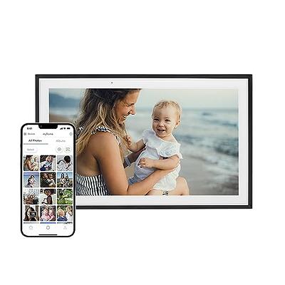 Skylight Digital Picture Frame: WiFi Enabled with Load from Phone  Capability, Touch Screen Digital Photo Frame Display - Customizable Gift  for Friends
