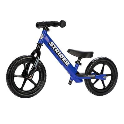 Strider 12 Sport Bike Blue No Pedal Balance Bicycle for Kids