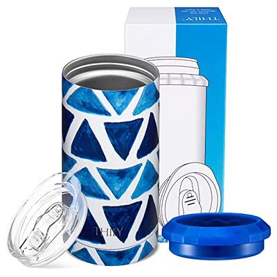 Lot of HydraPeak Tumbler Cup 16oz Pint Stainless Steel Blue Water Bottle  Thermos