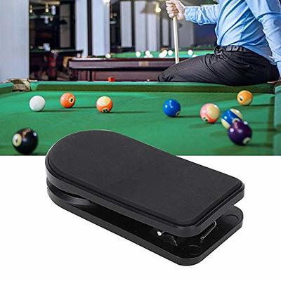 Magnetic Billiard Pool Cue Stick Chalk Holder with Steel Clip