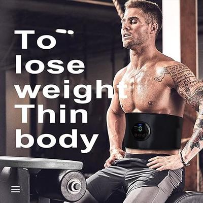 ABS Stimulator,EMS Muscle Stimulator,Abdominal Toning Belt,Muscle Toner,ABS  Training Waist Trimmer Belt Wireless Ab Trainer Fitness Equipment for Men