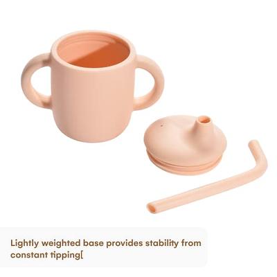 Mushie - Silicone Sippy Cup, Blush