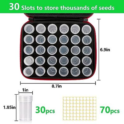 120 Grids Seed Storage Box, Plastic Seed Organizer with Label Stickers, Seed  Storage Container (Seeds Not Included) for Gardening Plant Vegetable Seed,  Flower Seed, Tomato Seed, Diamond Painting - Yahoo Shopping