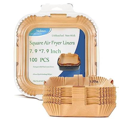  Air Fryer Liners Disposable 100 PCS-6.3 inches, Tiktok