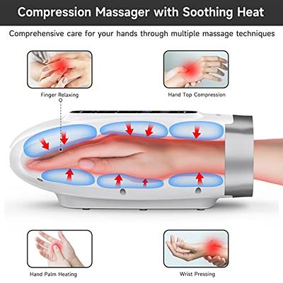 Snailax Handheld Massager with Heat, Cordless Deep Tissue Back&Neck Massager, Christmas Gift for Family, Size: One size, 6 Heads