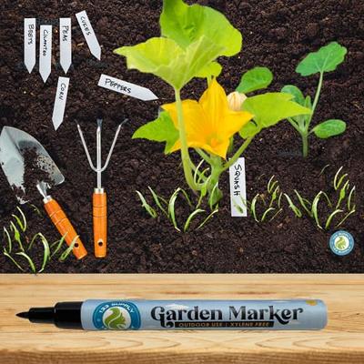 133 SUPPLY - 2 Pack Garden Marker Pen Permanent Markers Black (UV Fade  Resistant Marker Pens for Plant Markers Garden Markers Waterproof Pen Black  Markers Outdoor Marker for Garden Plant Labels 0.8mm) - Yahoo Shopping