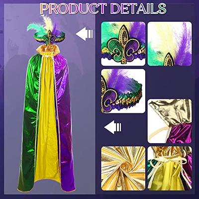 Mardi Gras Feather Boa for Parades, Festivals, Costumes, Halloween