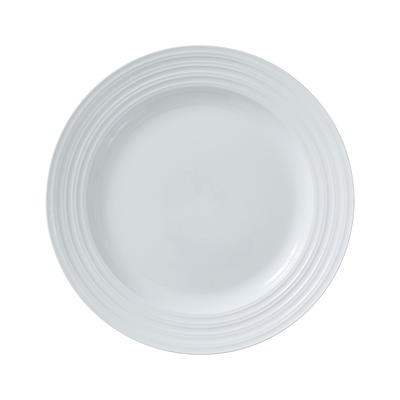 Better Homes & Gardens 16-Piece Carnaby Scalloped Porcelain Dinnerware Set,  White