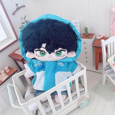 CALEMBOU 20cm Plush Doll Clothes Set, Cute Anime Plushies 4Pcs Kpop Cotton  Doll Clothes for 8 inch Soft Dress up Dolls Stuffed Animals (Blue) - Yahoo  Shopping