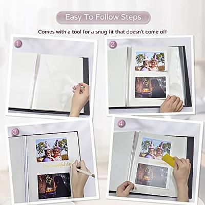 LOVEER Photo Album Self Adhesive Scrapbook Album for 4x6 5x7 8x10 Pictures,  Linen Cover with 40 Pages DIY Photo Book,Birthday Gifts for Women Mom  Family Baby Wedding Travel - Yahoo Shopping