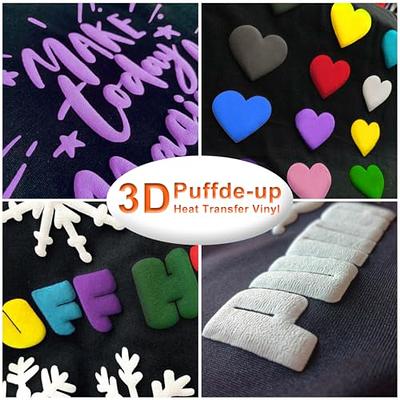 3D Puff Heat Transfer 12x9 Sheets