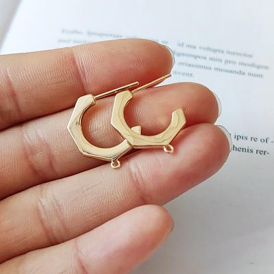 4 Pieces Gold Plated Ear Stud, Metal Post Earrings, Designer Jewelry  Finding, C Shape Earring Post, Diy Women Earrings Making - Yahoo Shopping