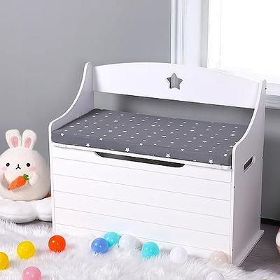 Wooden Toy Box with Seating Bench White Kids Toy Chest with Safety Hinged  Lid Large Storage Cabinet with Cushion Seat Bench Toy Storage Organizer  Gift for Girls and Boys - Yahoo Shopping