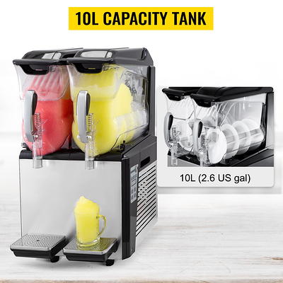 2-Tank Commercial Frozen Drink Slush Machine Smoothie Maker Machine 220V