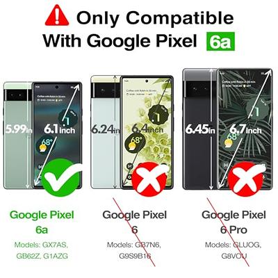 Rayboen for Pixel 6a Case, Hybrid Clear Shockproof Anti-Scratch Hard PC  Back Flexible TPU Sleek Light Durable Cell Phone Cover Funda para Google Pixel  6a 5G, Crystal Clear - Yahoo Shopping