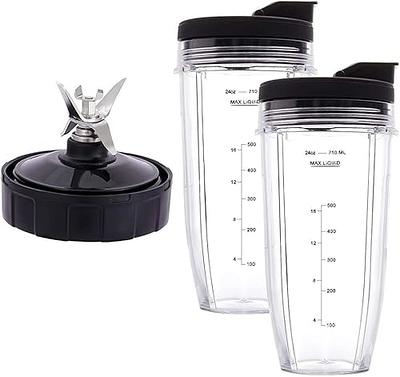 Blender 6-Blade Replacement Compatible with Ninja 72 oz Pitcher, Replacement Blades for Blender Kitchen System 1100W 1200W 1500W, Nj/bl/nc