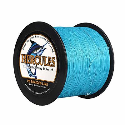 HERCULES Super Cast 300M 328 Yards Braided Fishing Line 40 LB Test for  Saltwater Freshwater PE Braid Fish Lines Superline 8 Strands - Blue Camo,  40LB (18.1KG), 0.32MM - Yahoo Shopping
