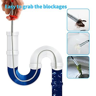 Snake Drain Clog Remover, Toilet Cleaning Tool